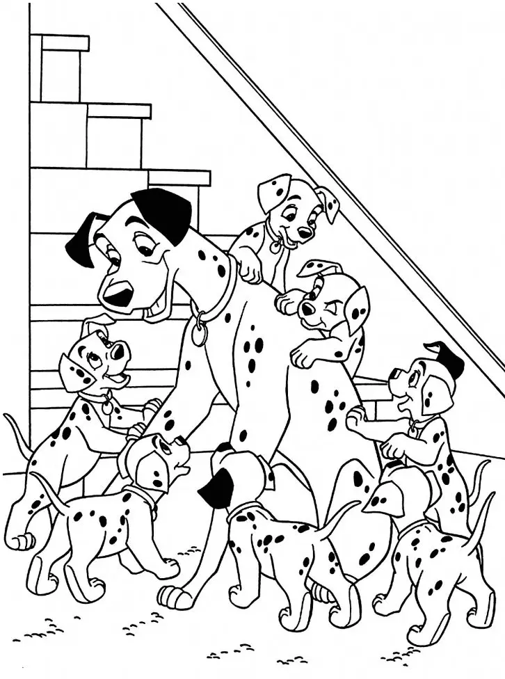 101 Dalmatians Coloring Pages 19