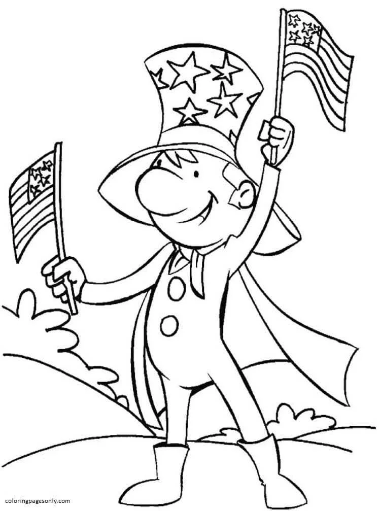 Desenhos de 4 de Julho Para Colorir 60