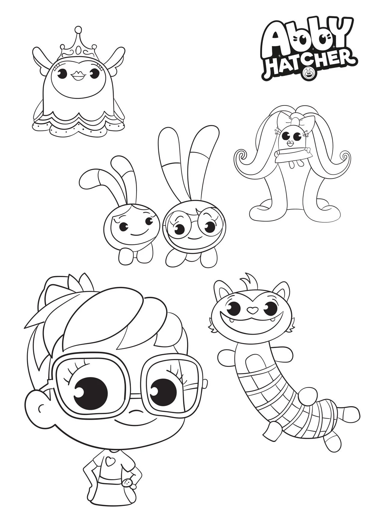 Abby Hatcher Coloring Pages 13