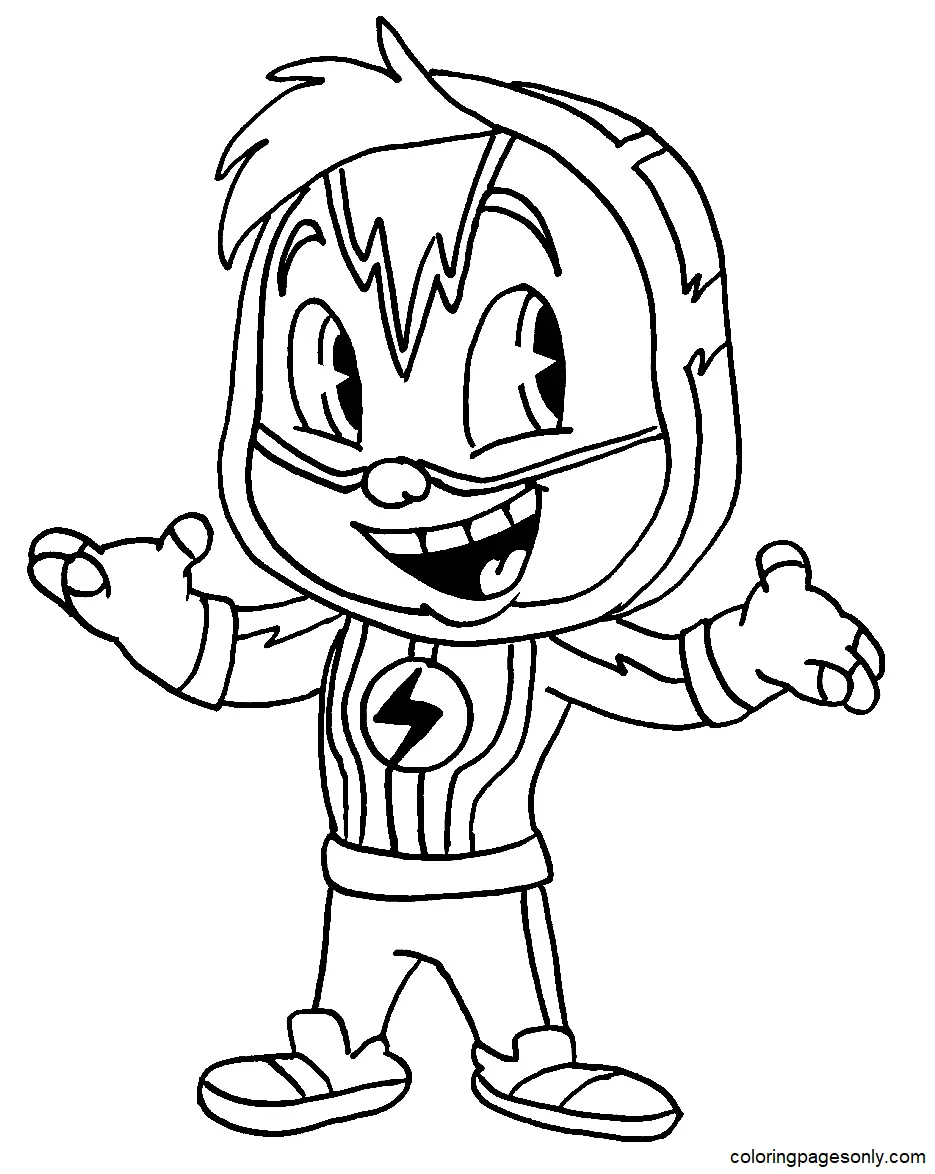 Action Pack Coloring Pages 13
