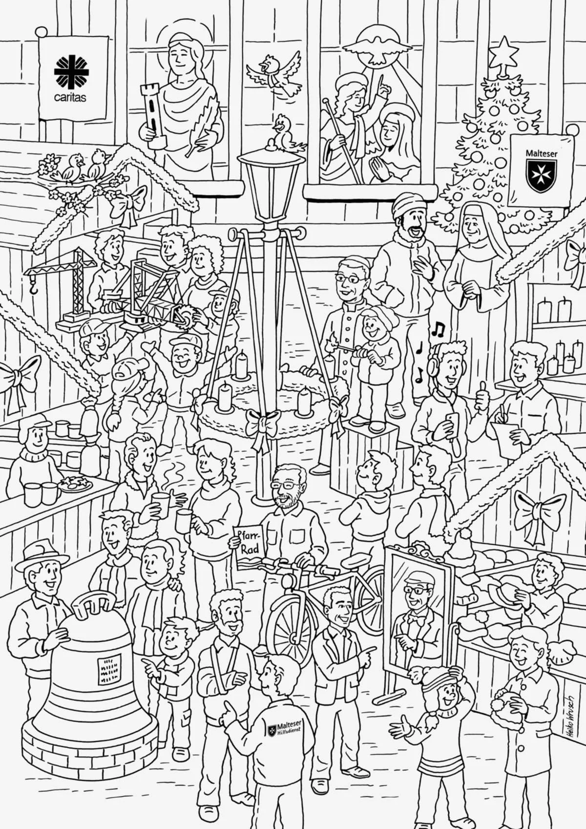 Ausmalbilder Advent 63