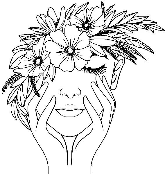 Aesthetic Drawing Coloring Pages 19