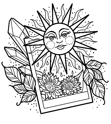Aesthetic Drawing Coloring Pages 22