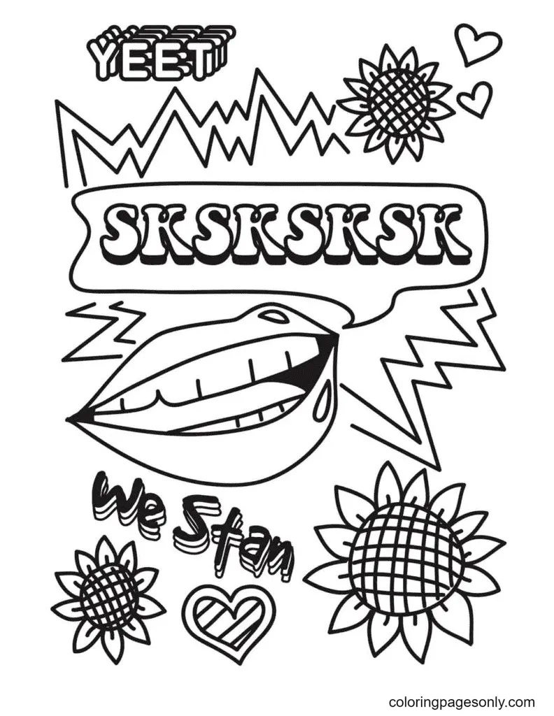 Aesthetic Drawing Coloring Pages 33