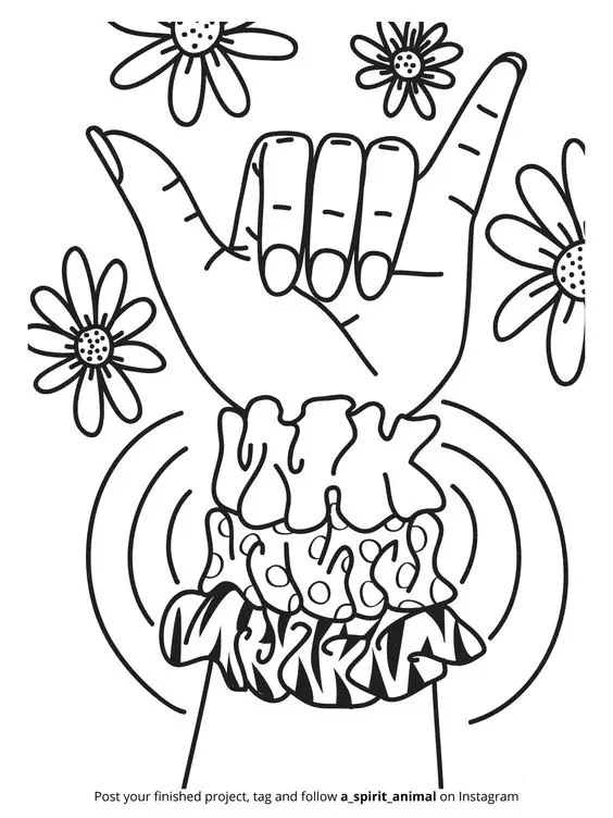 Aesthetic Drawing Coloring Pages 35