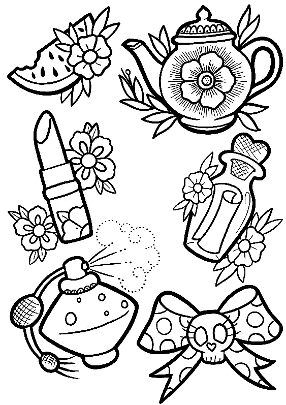 Aesthetic Drawing Coloring Pages 40