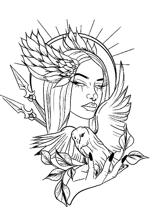 Aesthetic Drawing Coloring Pages 43