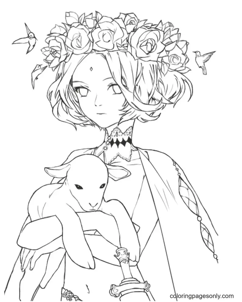 Aesthetic Drawing Coloring Pages 44