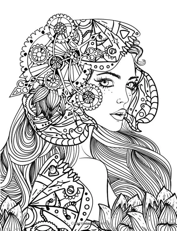 Aesthetic Drawing Coloring Pages 48