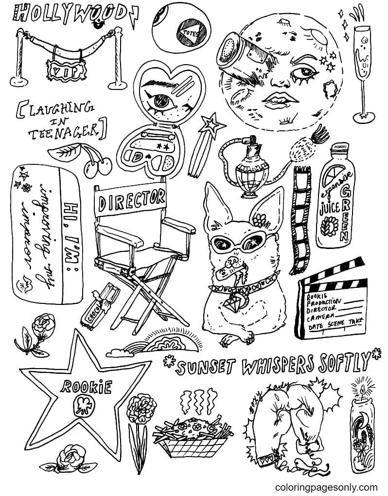 Aesthetic Drawing Coloring Pages 51
