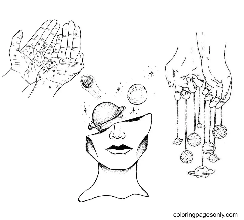 Aesthetic Drawing Coloring Pages 74