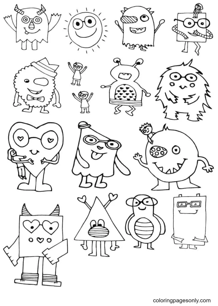 Aesthetic Drawing Coloring Pages 85