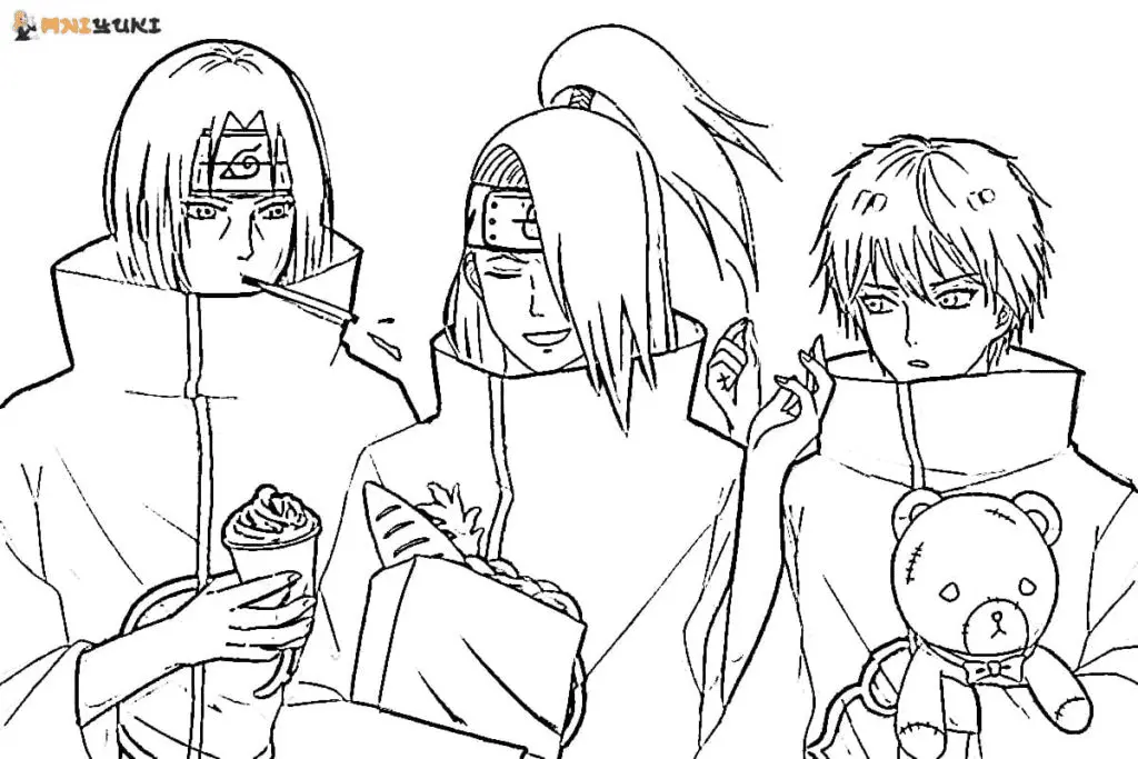 Akatsuki Para Colorear 16