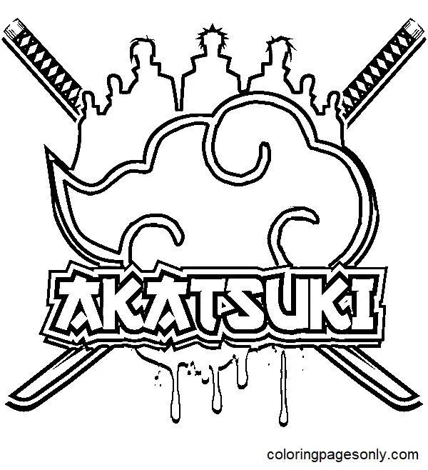 Akatsuki Ausmalbilder 51