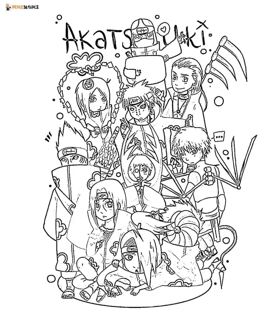 Akatsuki Para Colorear 62
