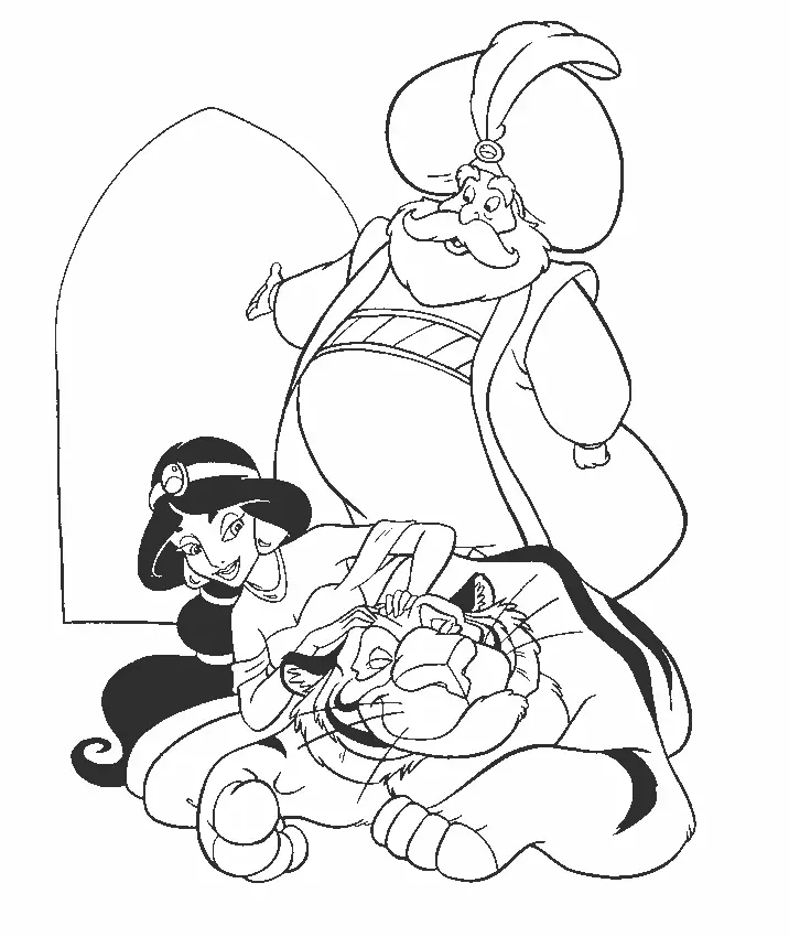 Aladdin Coloring Pages 27