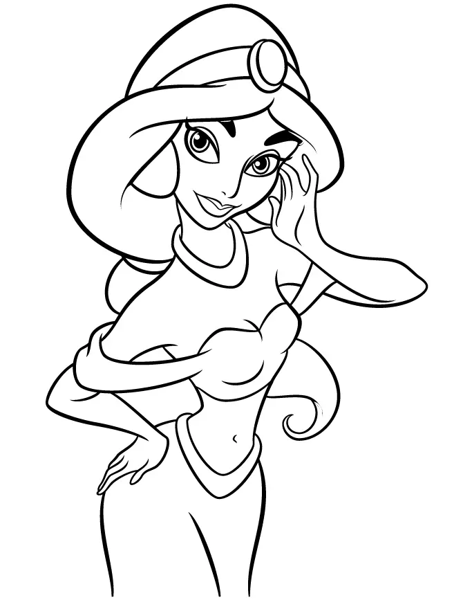 Aladdin Para Colorear 28