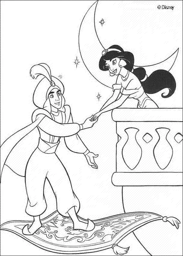 Aladdin Coloring Pages 3