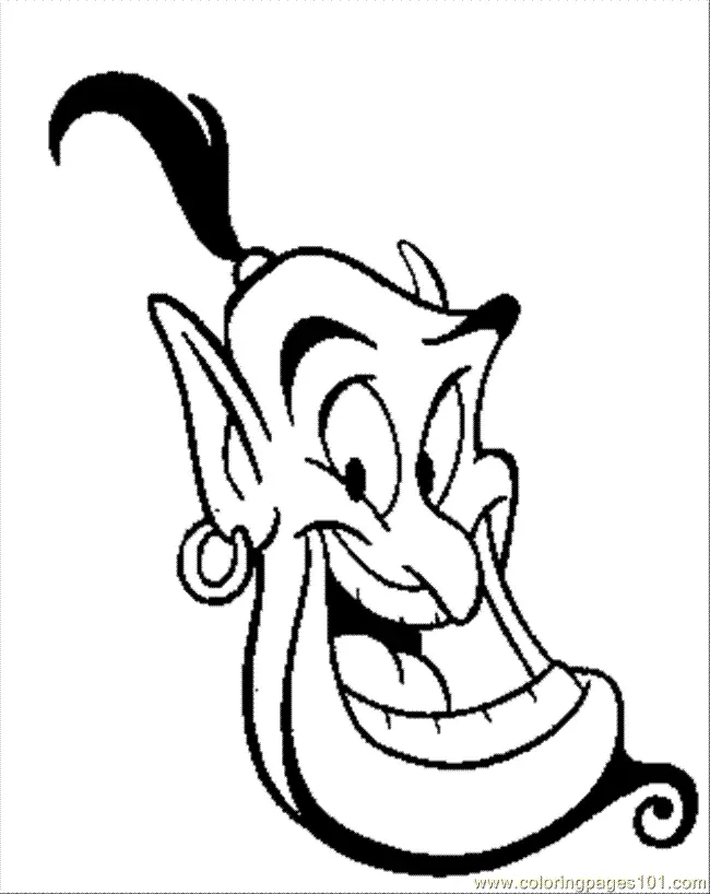 Aladdin Coloring Pages 34