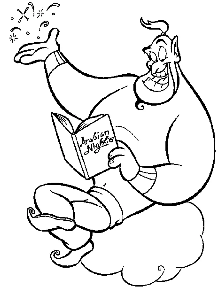Aladdin Coloring Pages 38