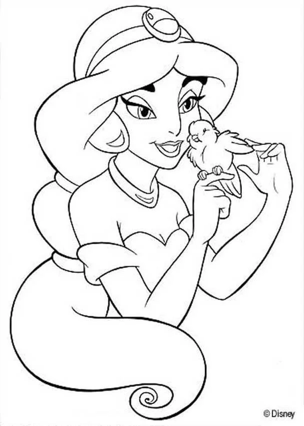 Aladdin Coloring Pages 8