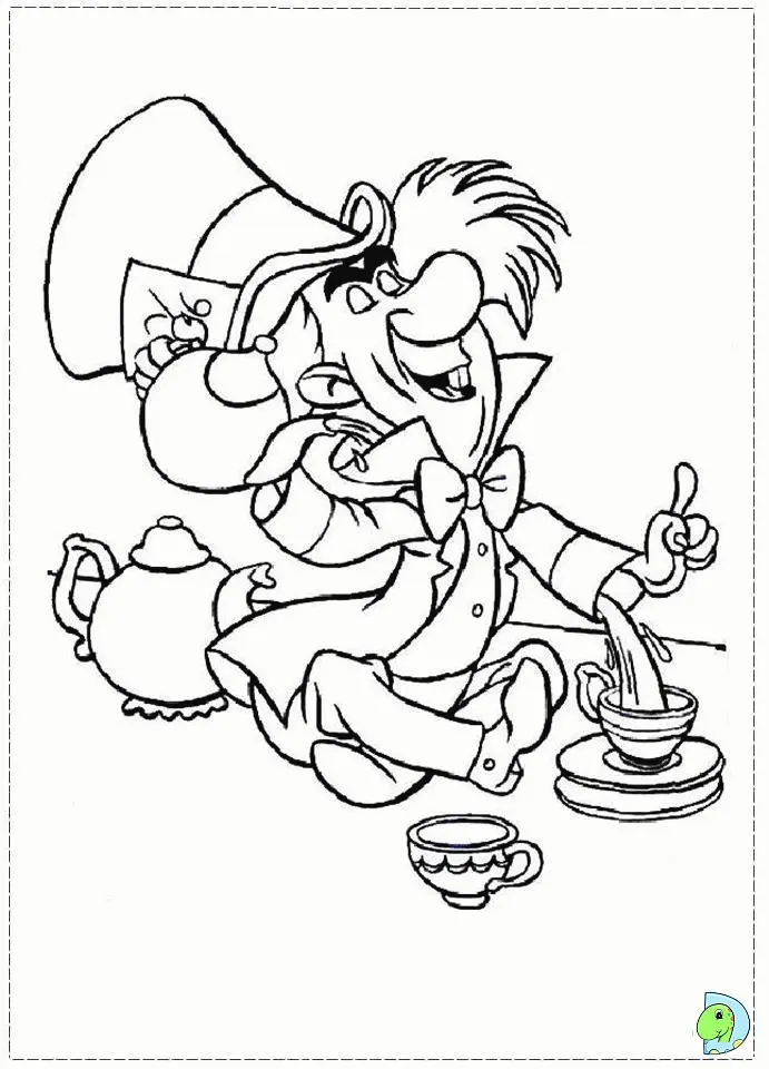 Alice In Wonderland Coloring Pages 52