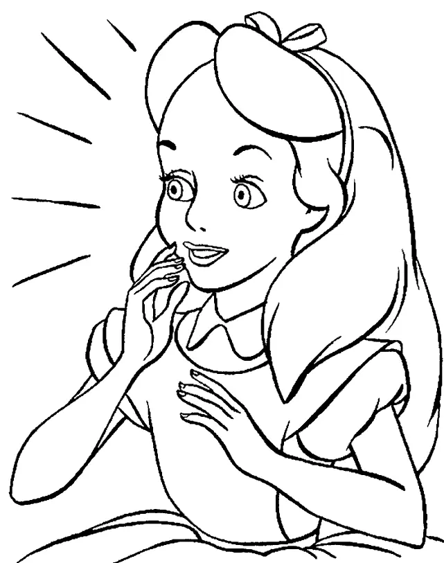 Alice In Wonderland Coloring Pages 71