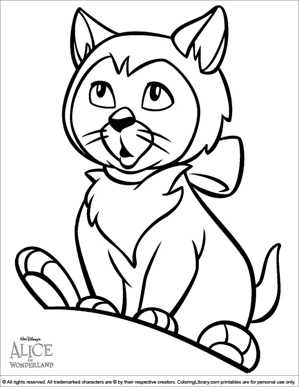 Alice In Wonderland Coloring Pages 72