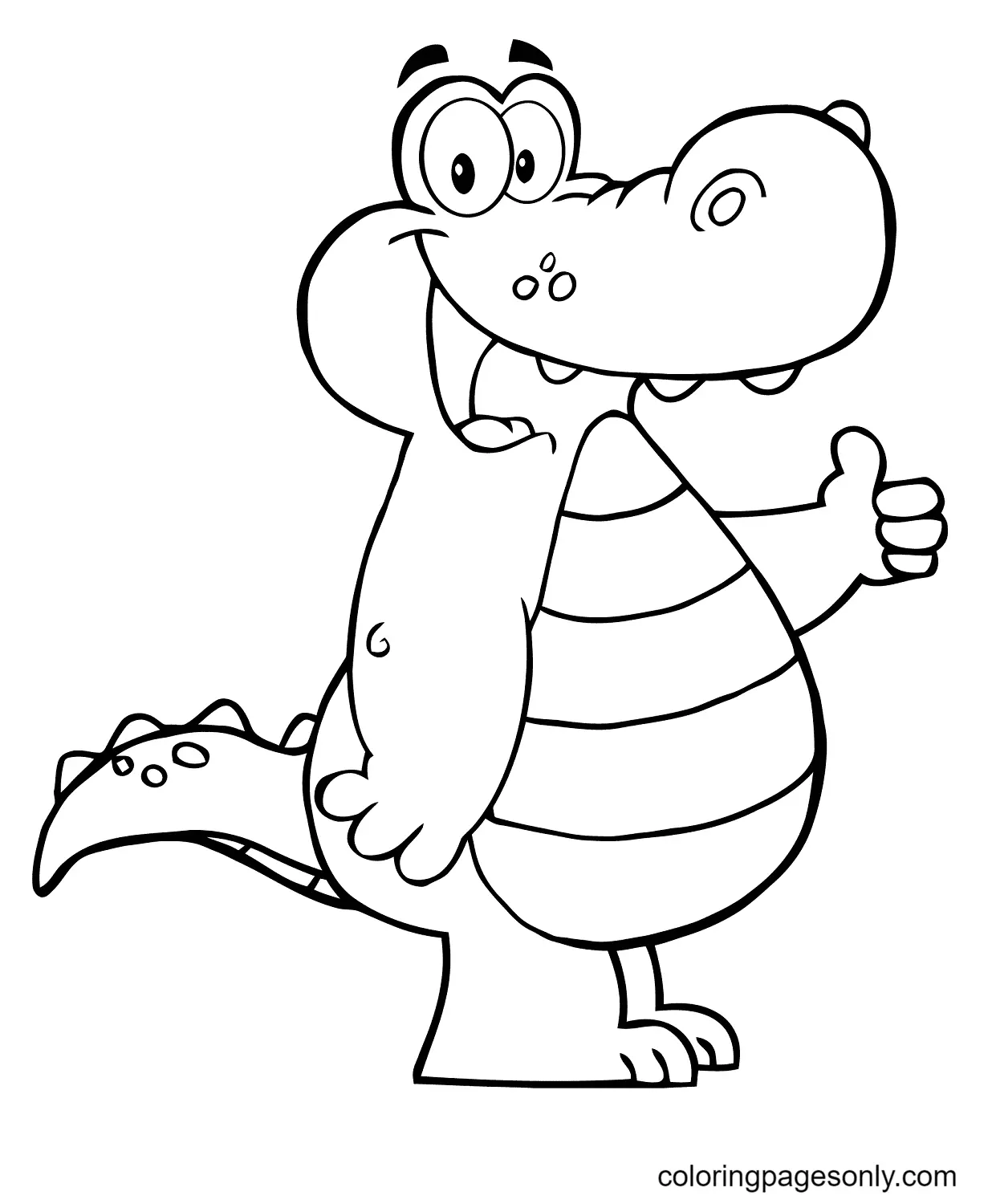 Cocodrilo Para Colorear 22