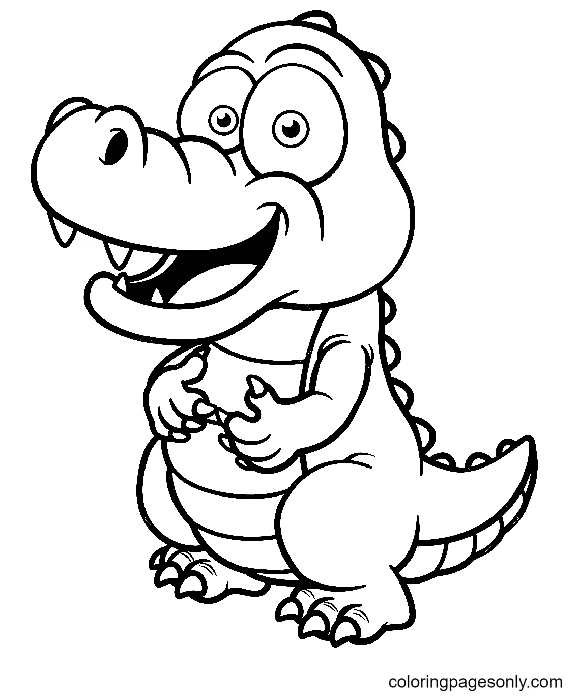 Cocodrilo Para Colorear 27