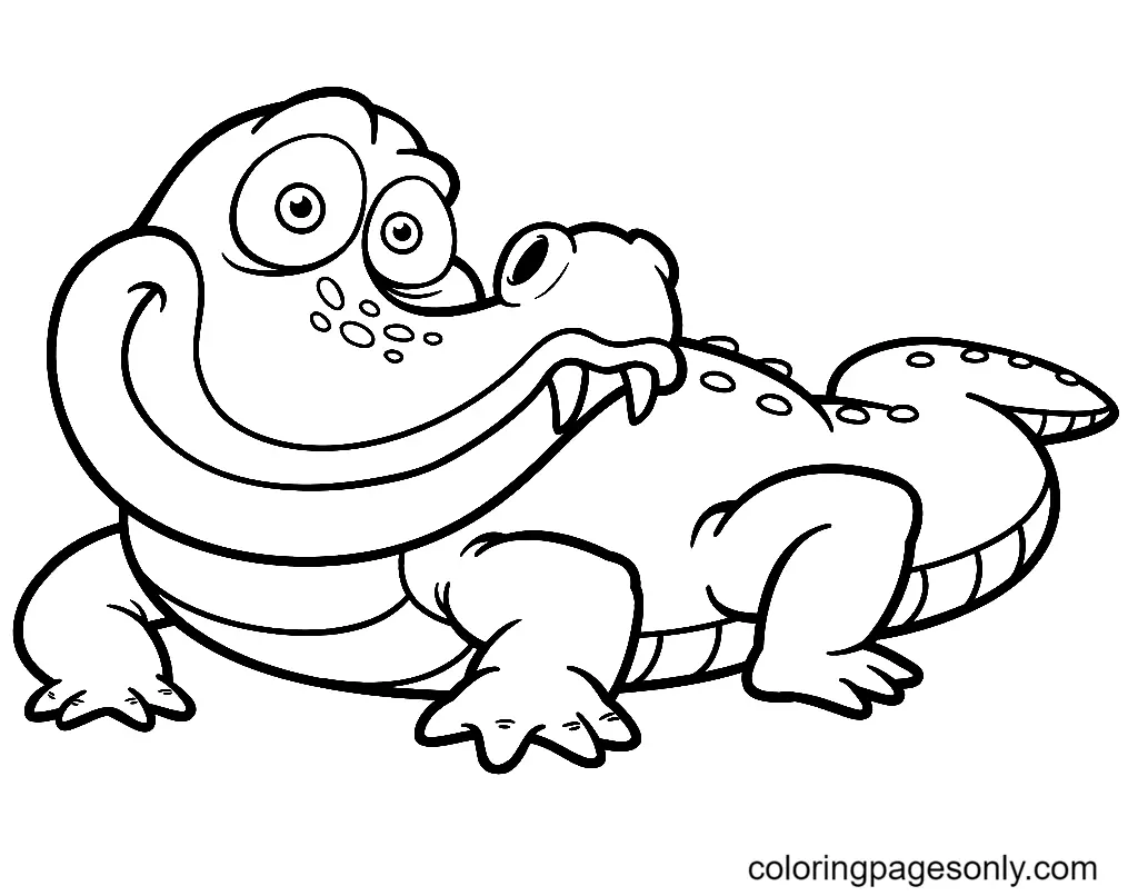 Cocodrilo Para Colorear 32