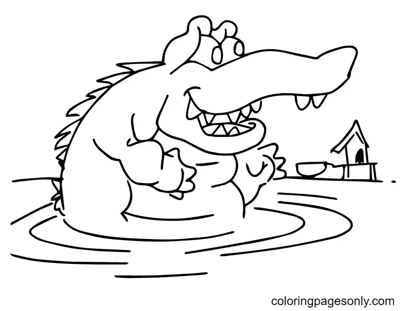 Alligator Coloring Pages 63