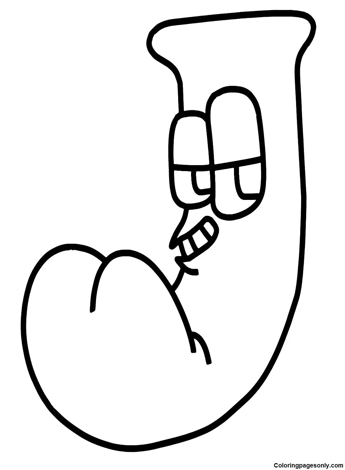 Alphabet Lore Coloring Pages 51
