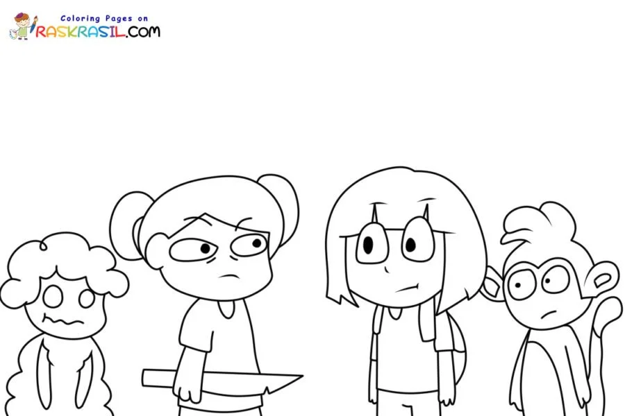 Amanda the Adventurer Coloring Pages
