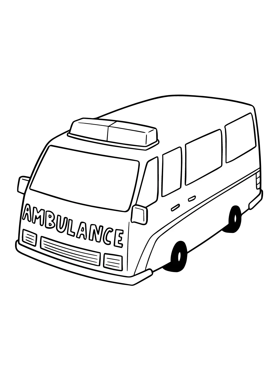 Ambulance Coloring Pages 32