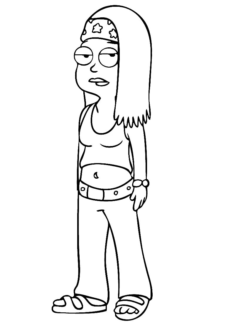 American Dad Coloring Pages 10