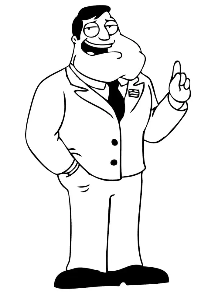 American Dad Coloring Pages 12