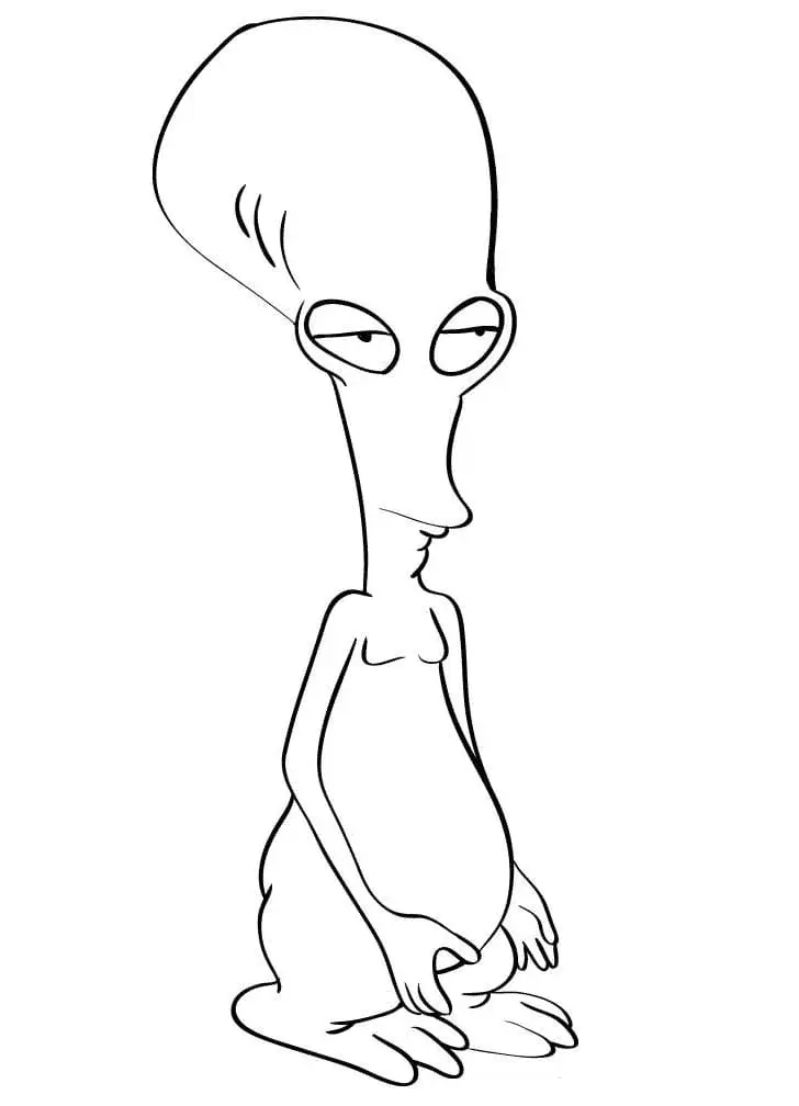 American Dad Coloring Pages 21