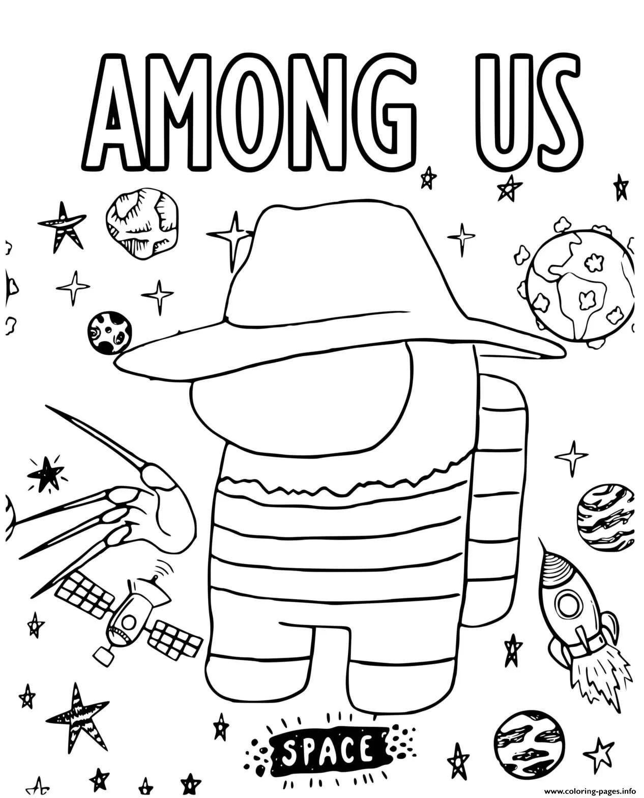 De Among Us Para Colorear 42