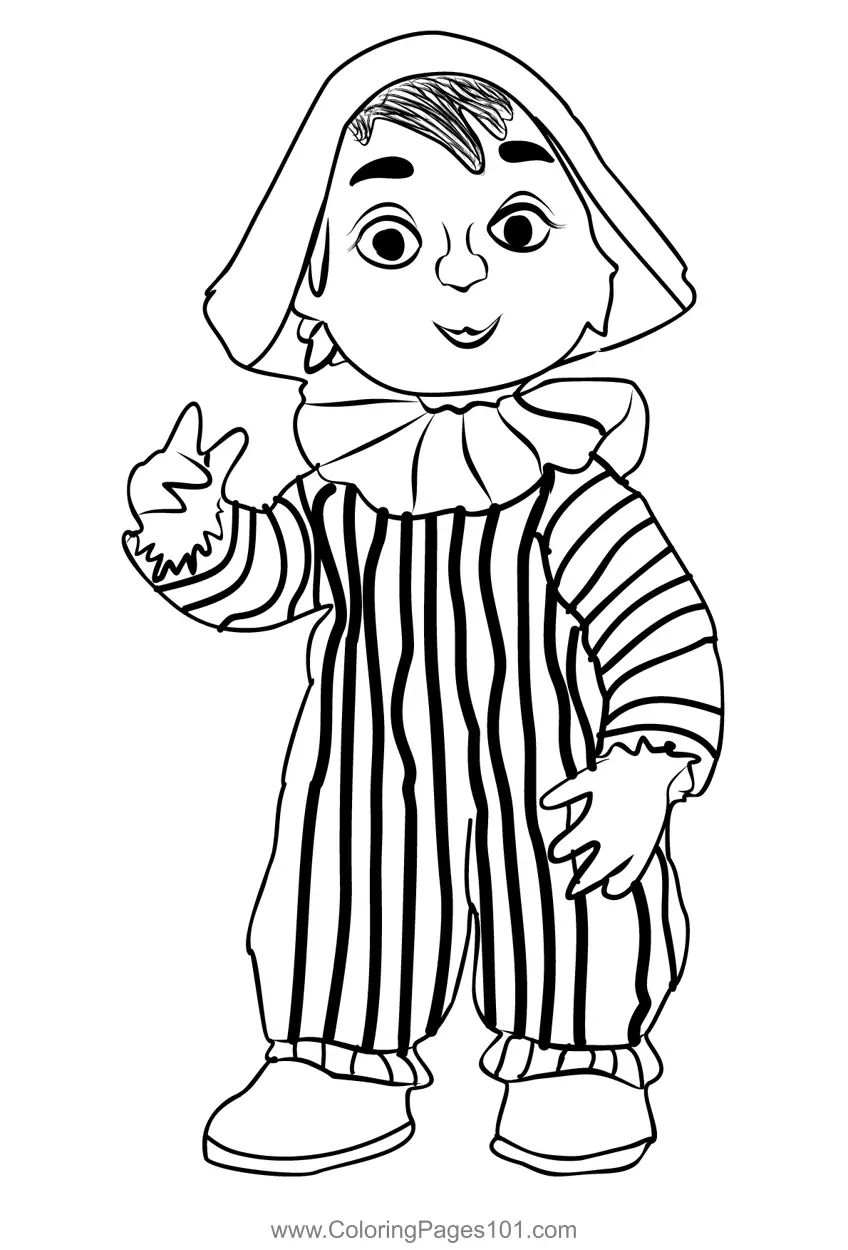 Andy Pandy Para Colorear