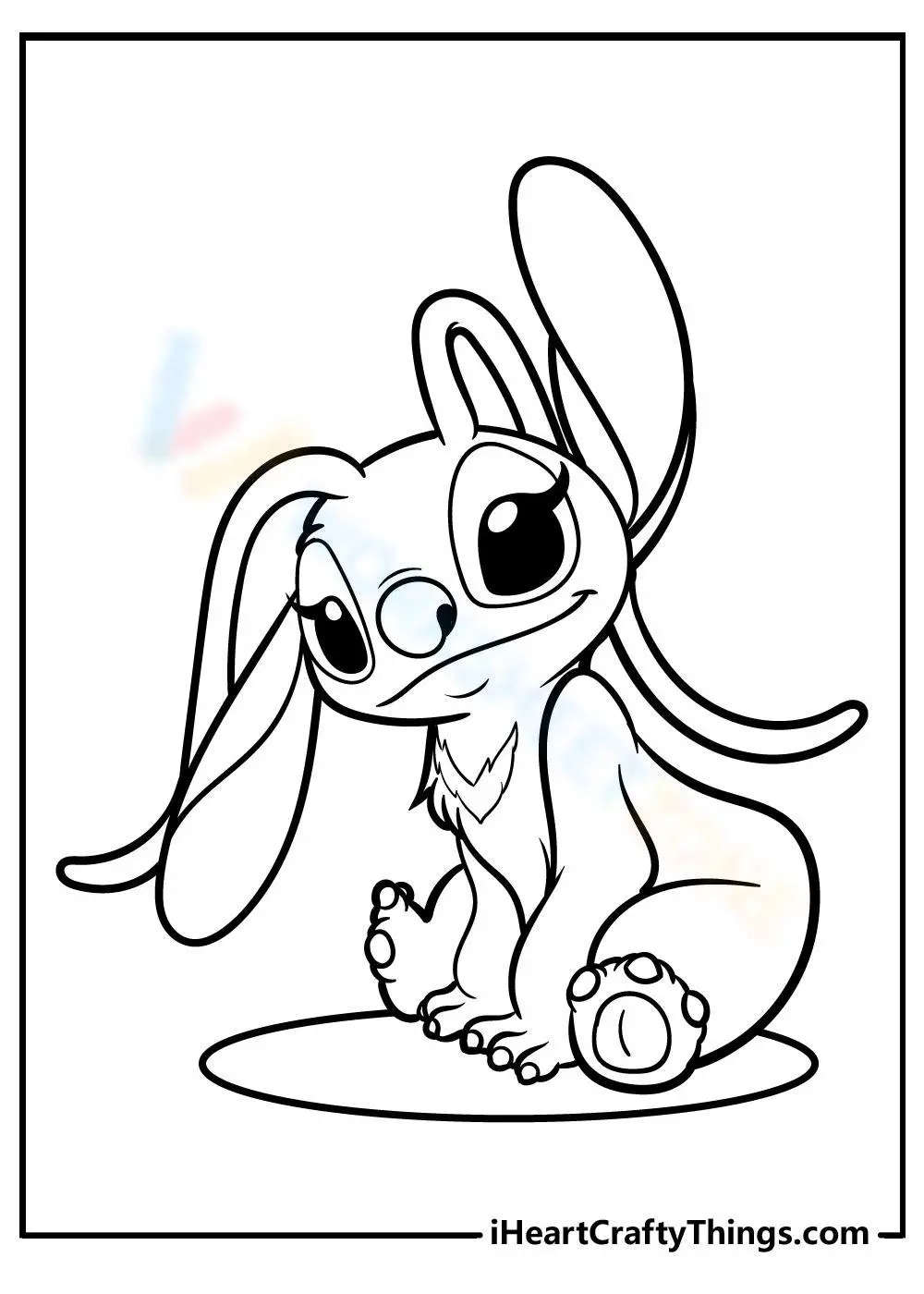Angel und Stitch Ausmalbilder 19