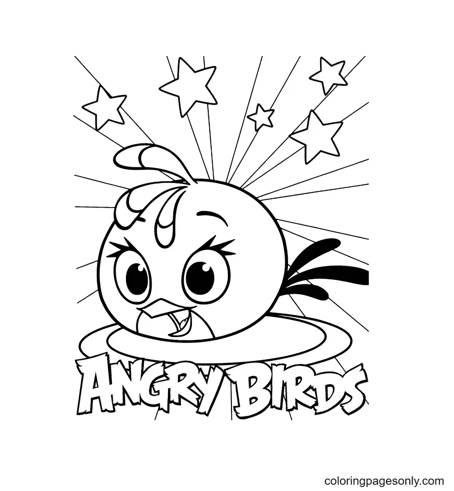 Angry Birds Coloring Pages 1