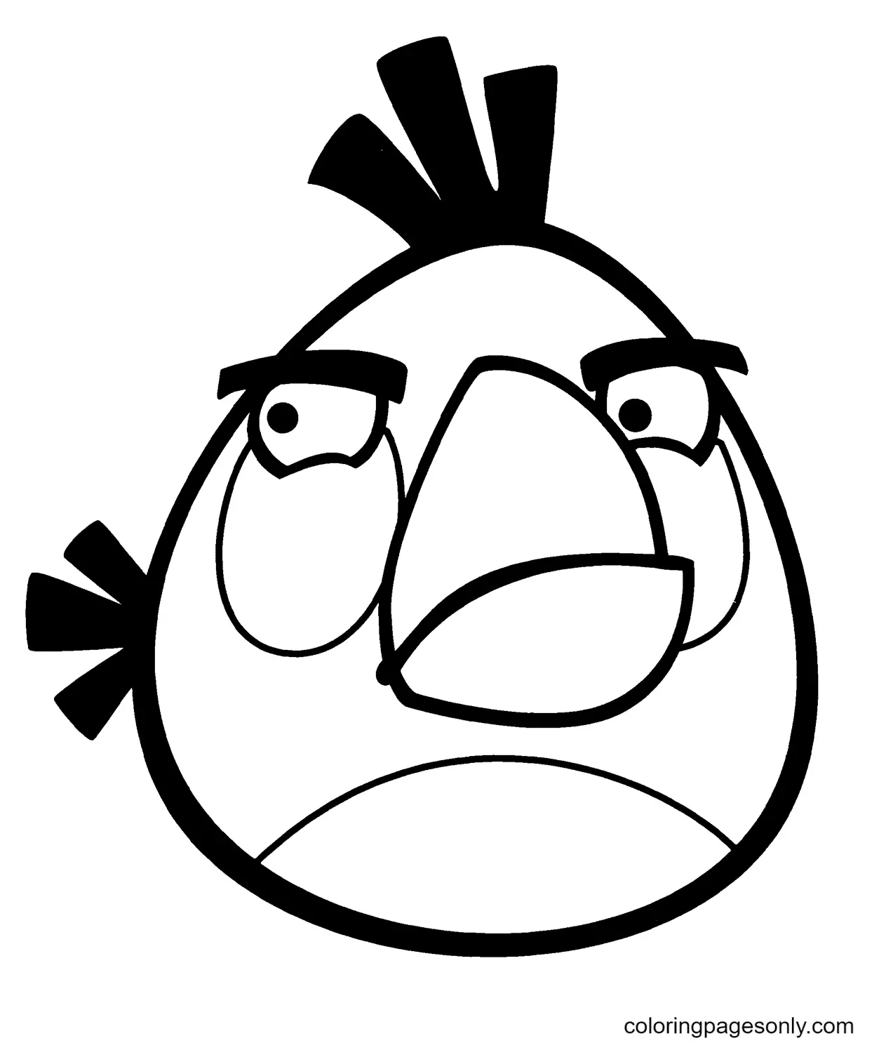 Angry Birds Coloring Pages 10