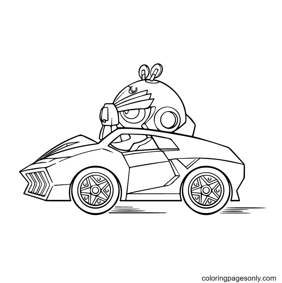 Angry Birds Coloring Pages 12