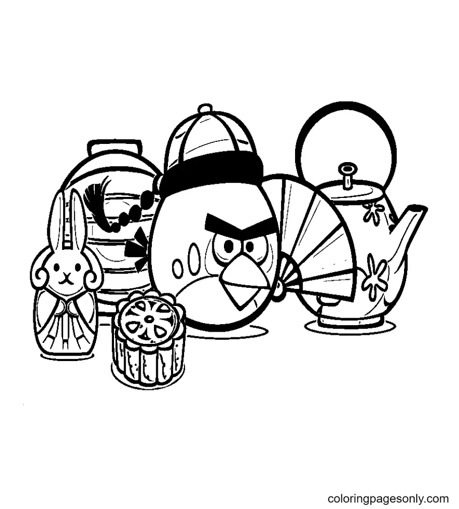 Angry Birds Coloring Pages 21