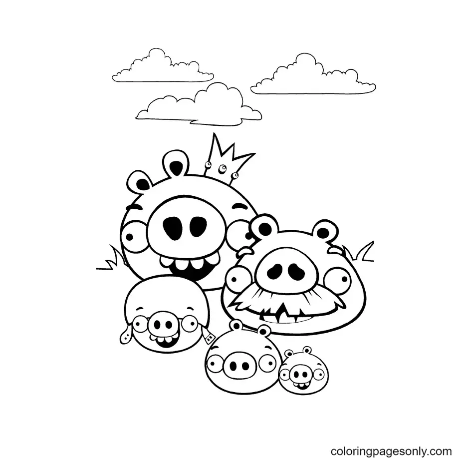 Angry Birds Coloring Pages 27