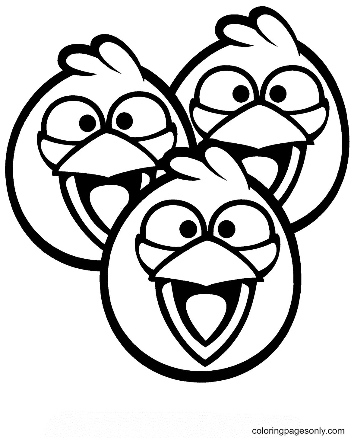 Angry Birds Coloring Pages 32