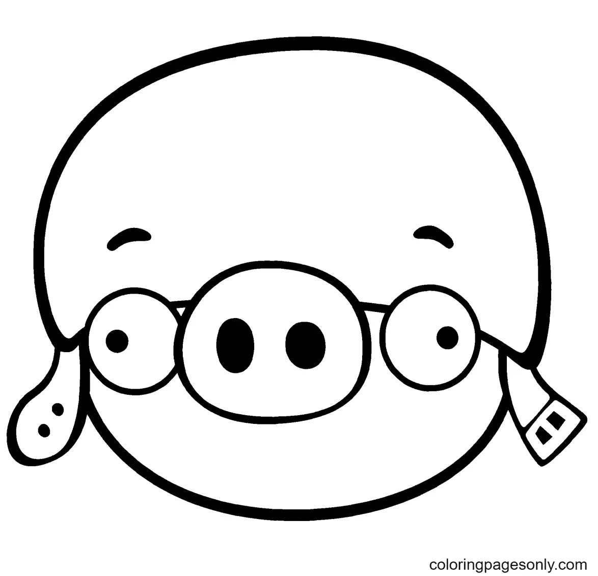 Angry Birds Coloring Pages 36