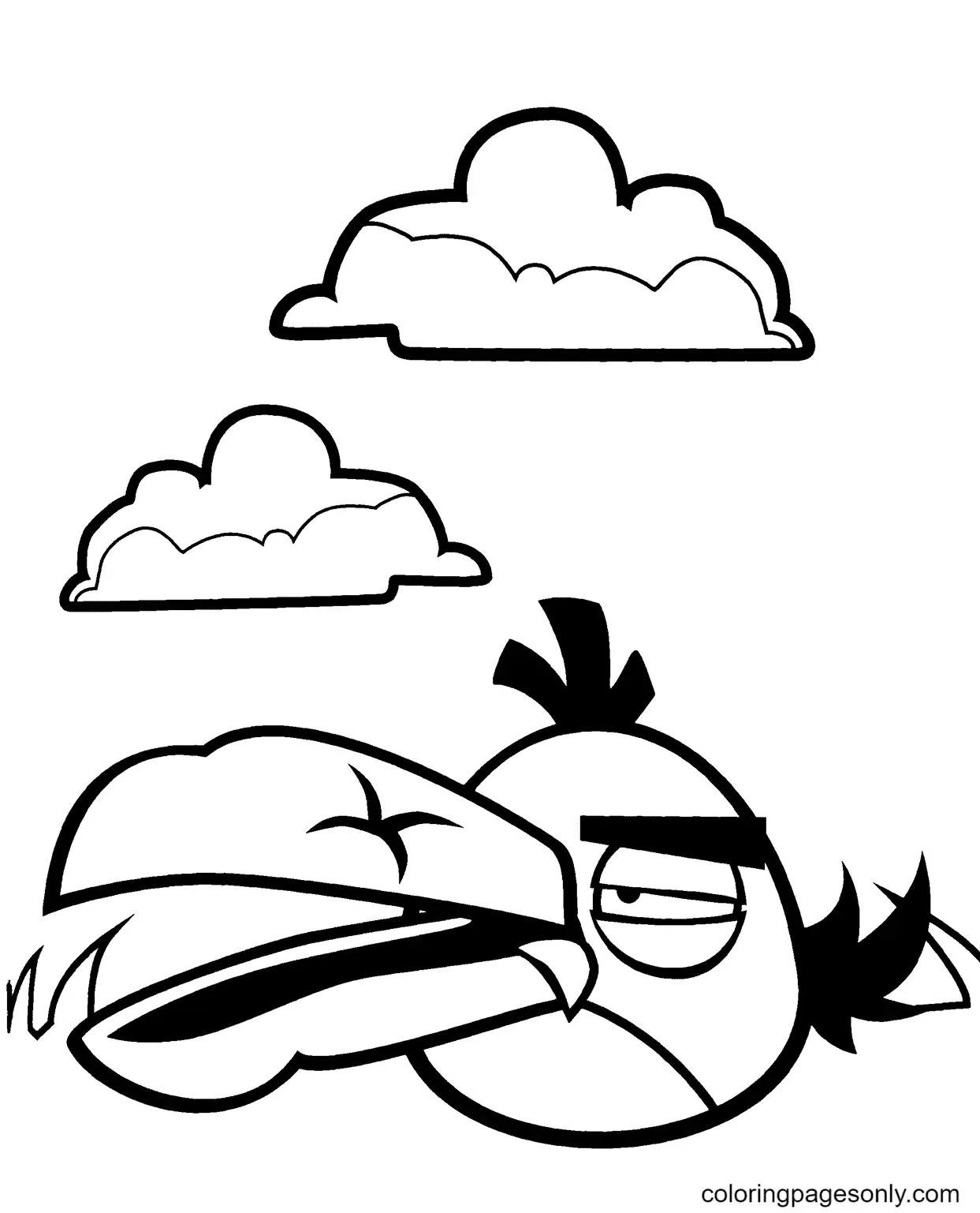 Angry Birds Coloring Pages 38