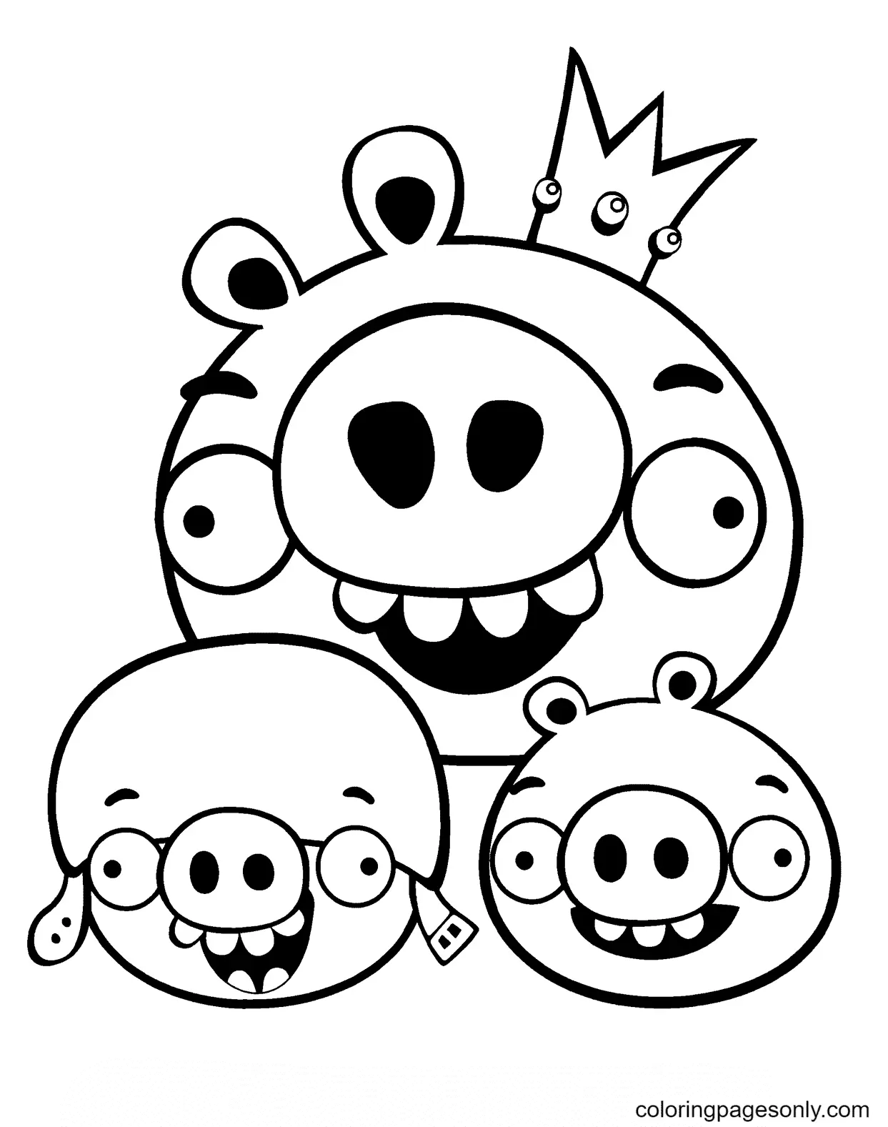 Angry Birds Coloring Pages 39